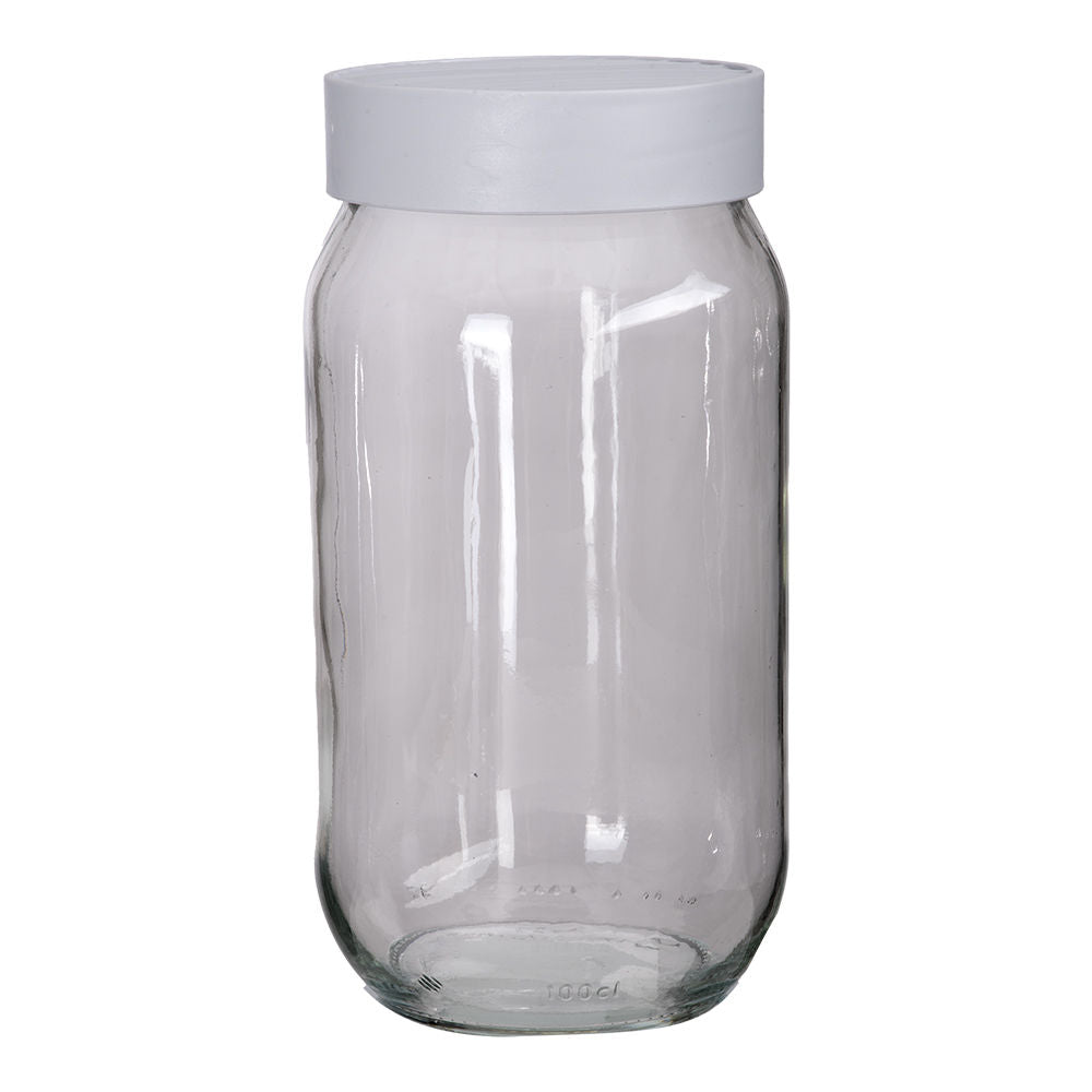 Frasco de vidrio con tapa hermética 1 litro KC-287 Titiz