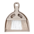 Juego de escoba y recogedor manual de plástico TP-173 Titiz – recogedor y escobilla beige, vista frontal