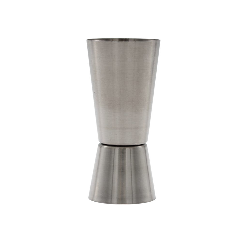 Jigger medidor de acero inoxidable 1 y 2 oz