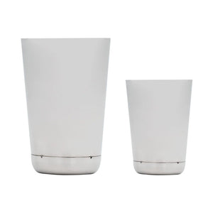 Juego de vasos mezcladores de acero inoxidable