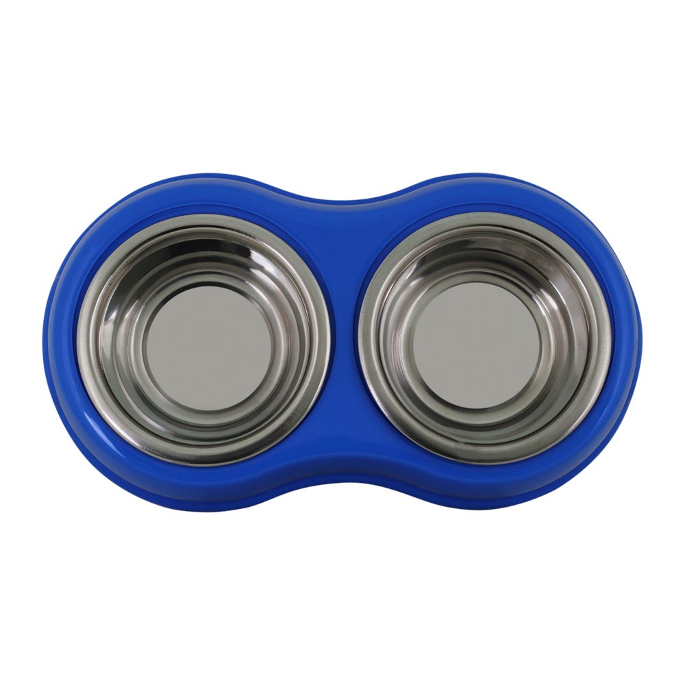 Plato doble para mascota 14 cm