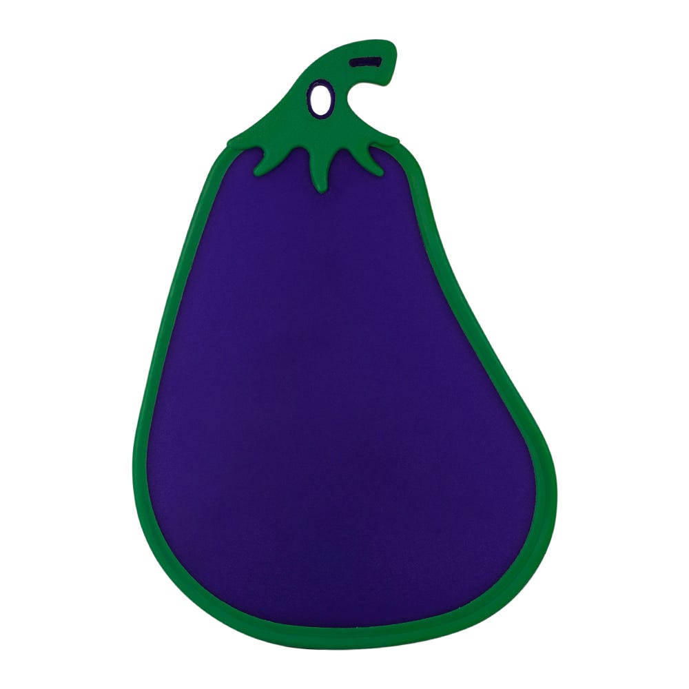 Tabla para picar en forma de berenjena