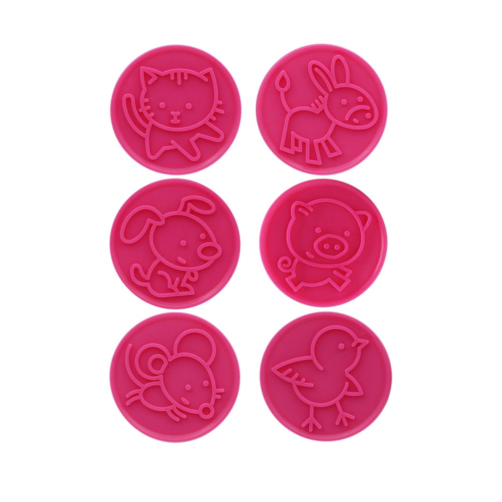 Set de 6 marcadores de silicón para repostería