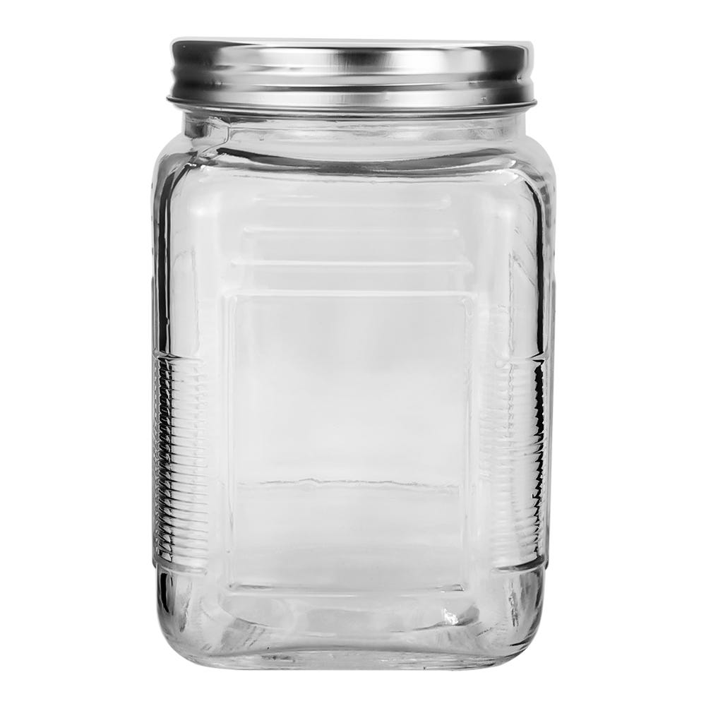 Contenedor de vidrio con tapa de aluminio 800 ml ATA321 Home Sweet Home