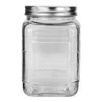 Contenedor de vidrio con tapa de aluminio 800 ml ATA321 Home Sweet Home