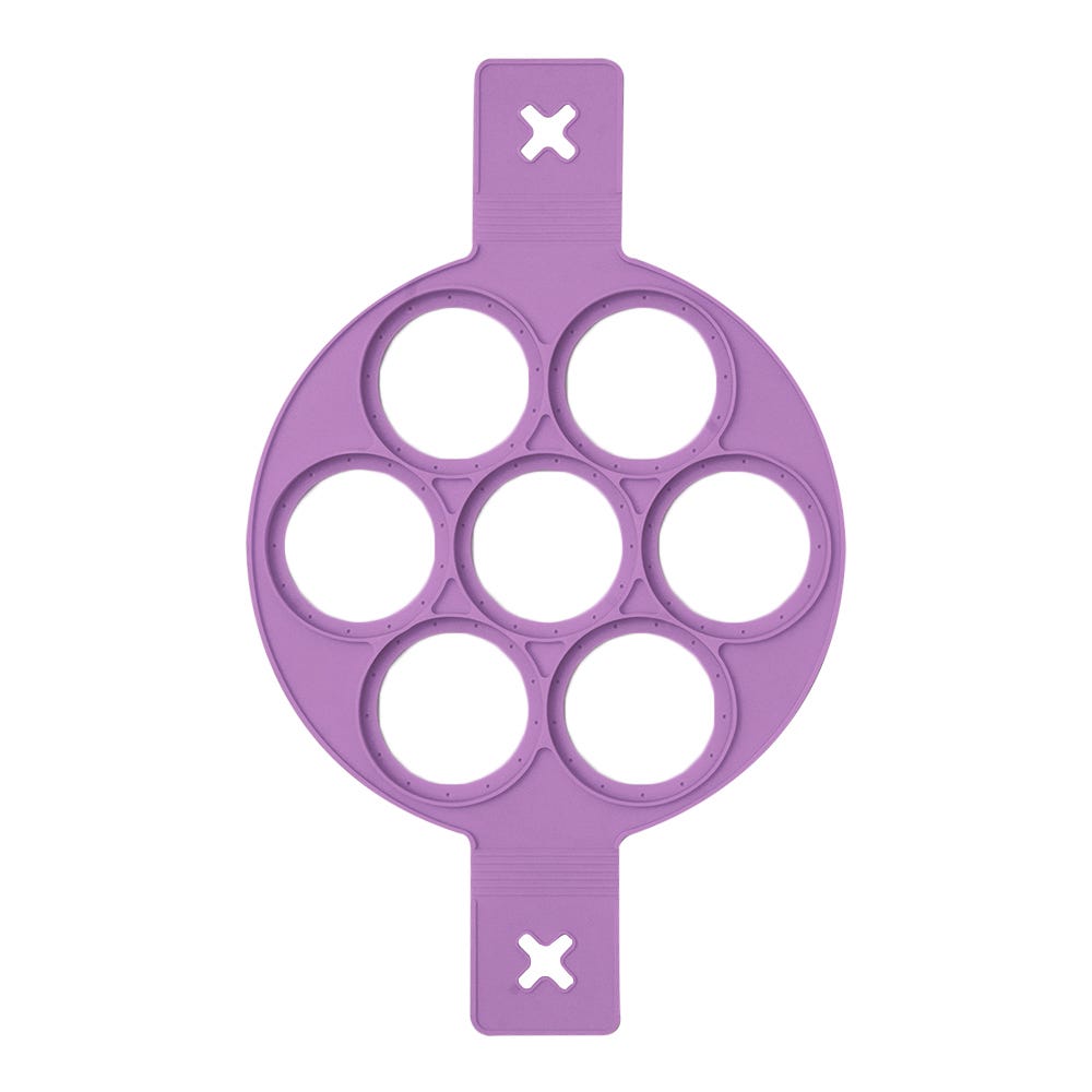 Molde de silicón con figura de círculo