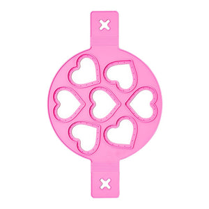 Molde de silicón con figuras de corazón