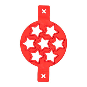 Molde de silicón con figuras de estrella