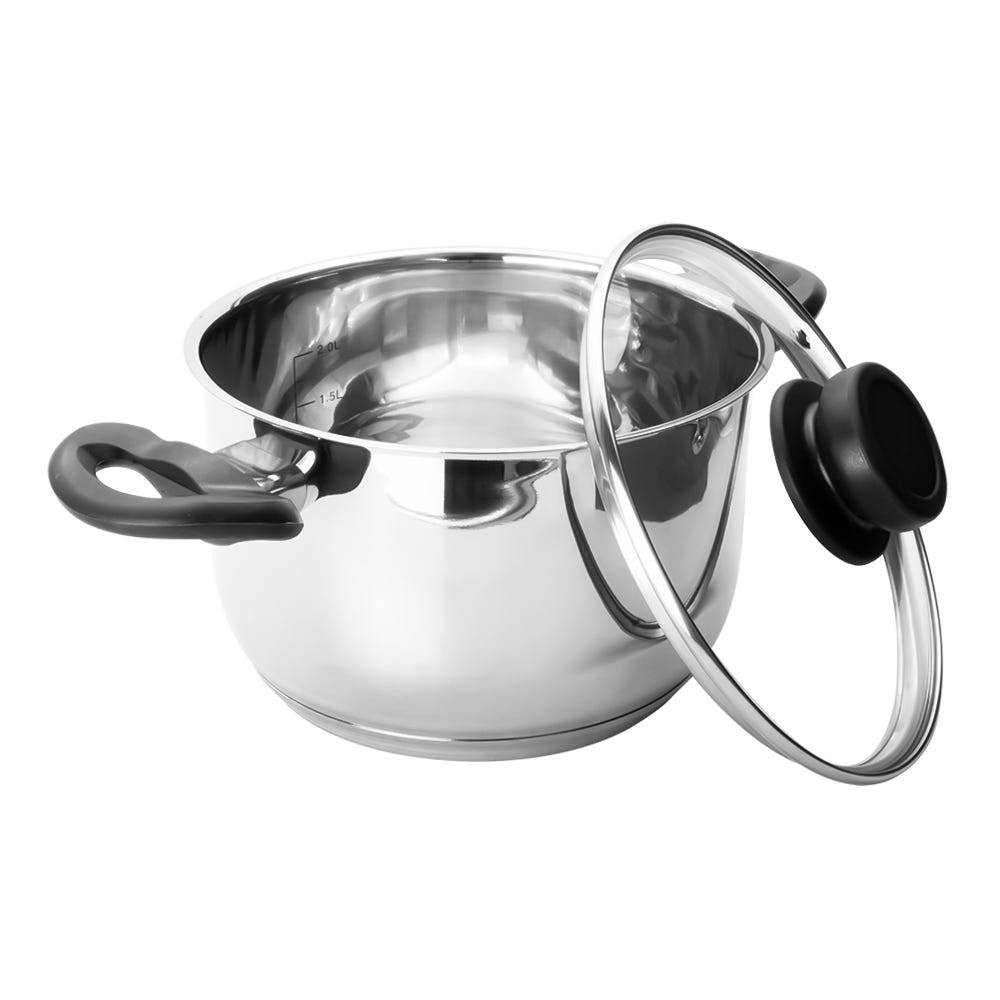 Batería de cocina de acero inoxidable 9 piezas acabado espejo Qualité