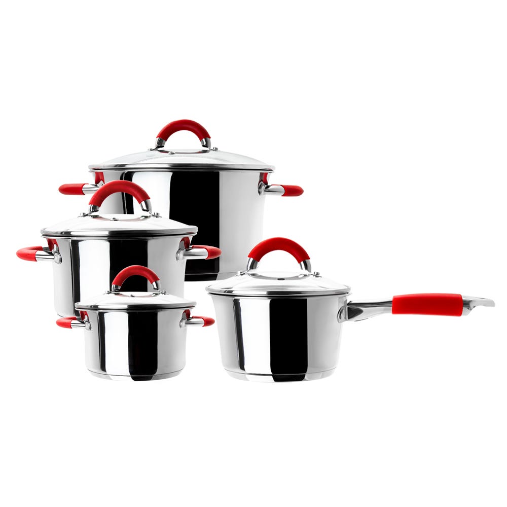 Batería de cocina de Acero Inoxidable acabado espejo