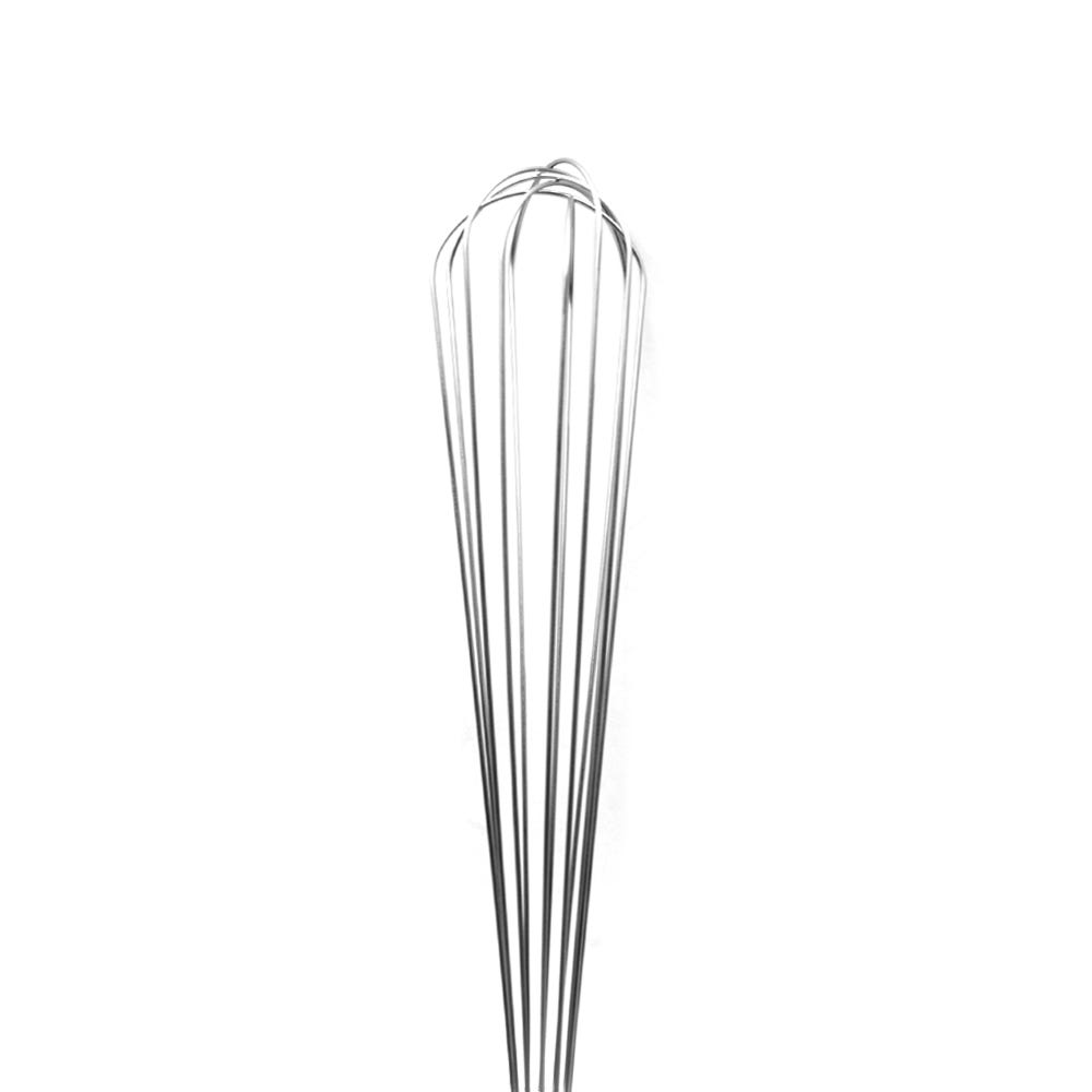 Batidor de huevos 45 cm blanco