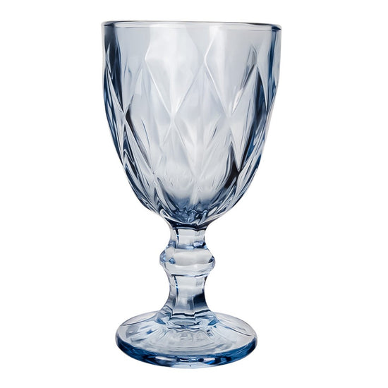 Copa de vidrio 250 ml azul cristalino Home Sweet Home