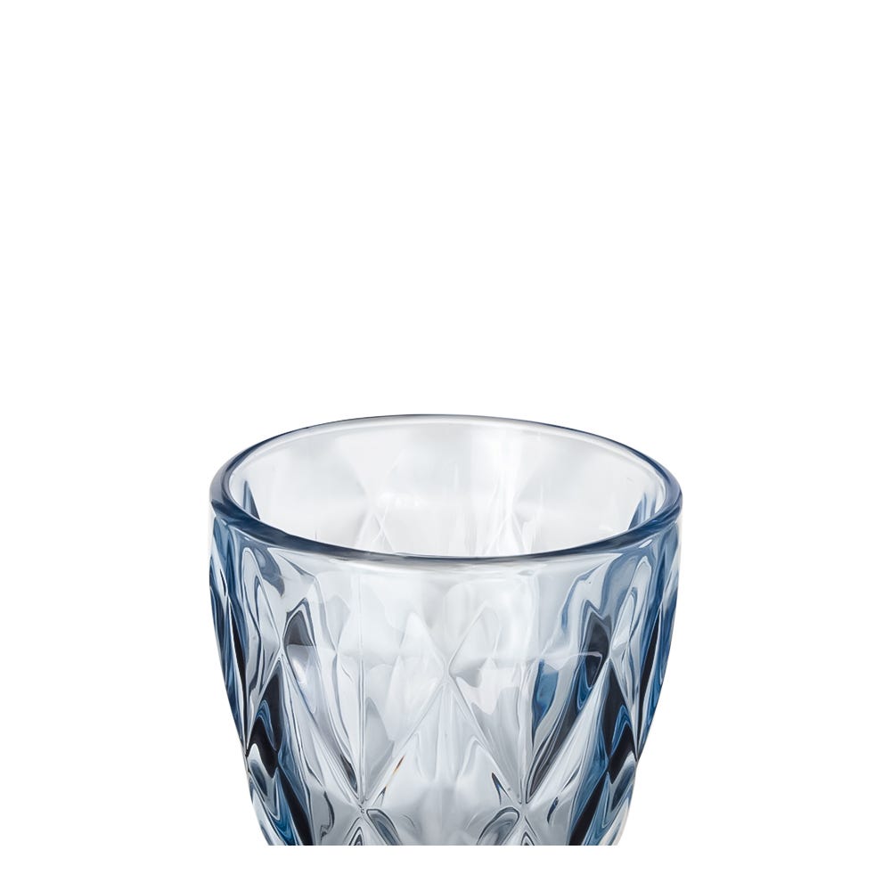Copa de vidrio 250 ml azul cristalino Home Sweet Home