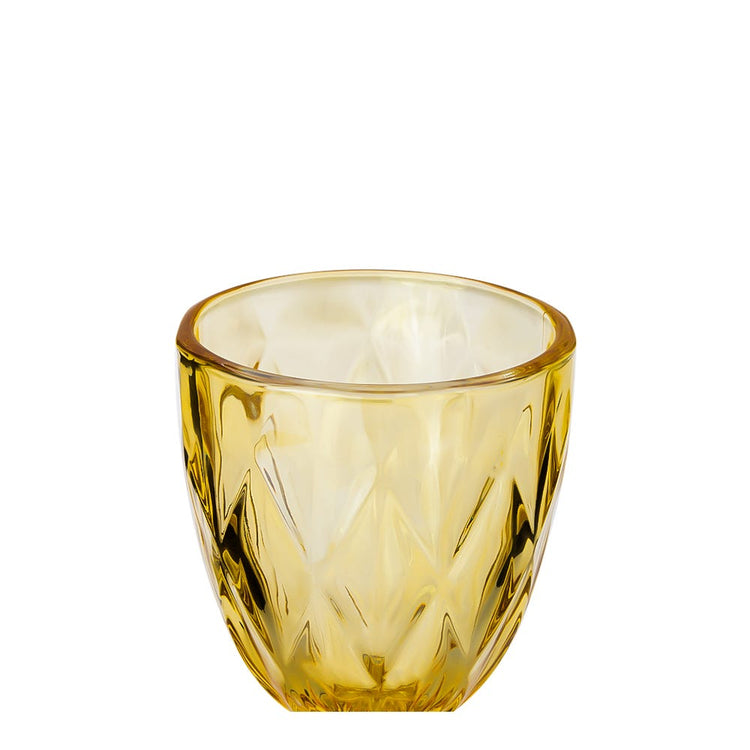 Copa de vidrio 250 ml dorado Home Sweet Home