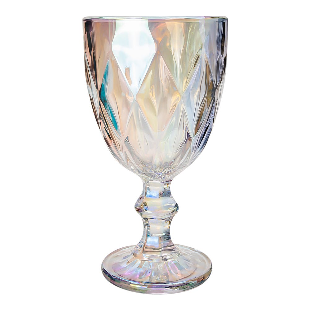 Copa de vidrio 250 ml tornasol Home Sweet Home