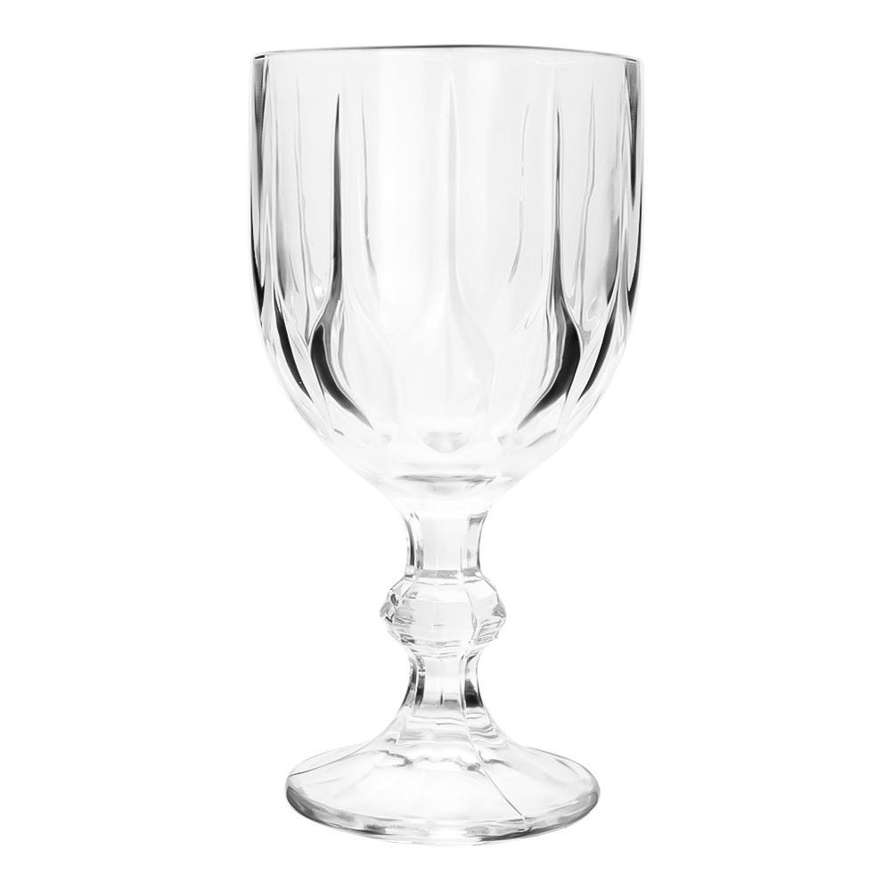 Juego de 6 copas de vidrio 300 ml decorado 3 GB042510SD Home Sweet Home