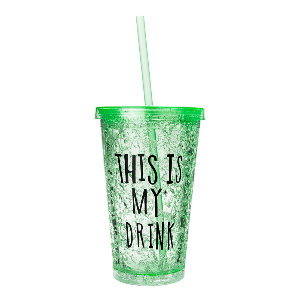 Vaso térmico de plástico 400 ml Home Sweet Home