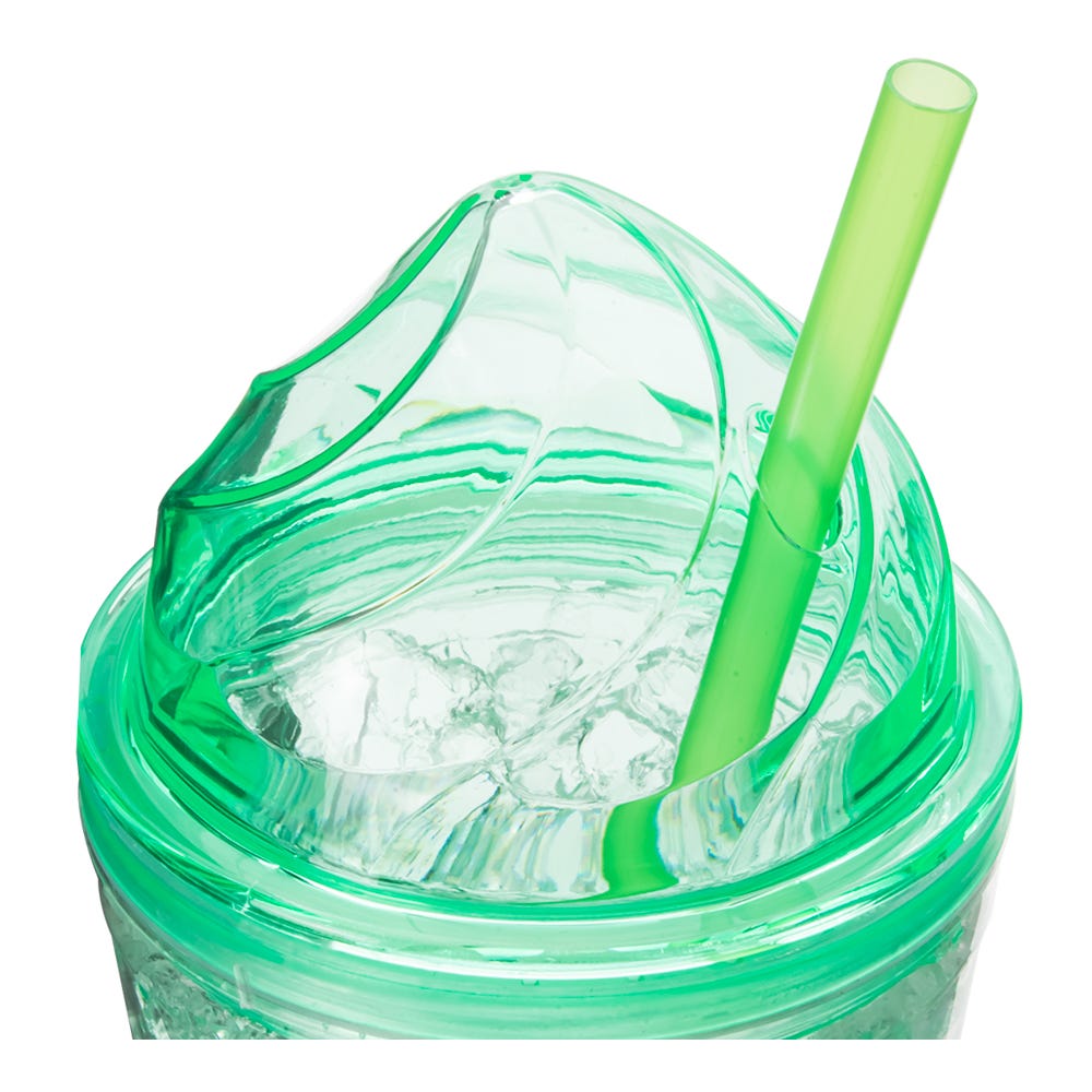 Vaso térmico de plástico 400 ml decorado de plantas Home Sweet Home