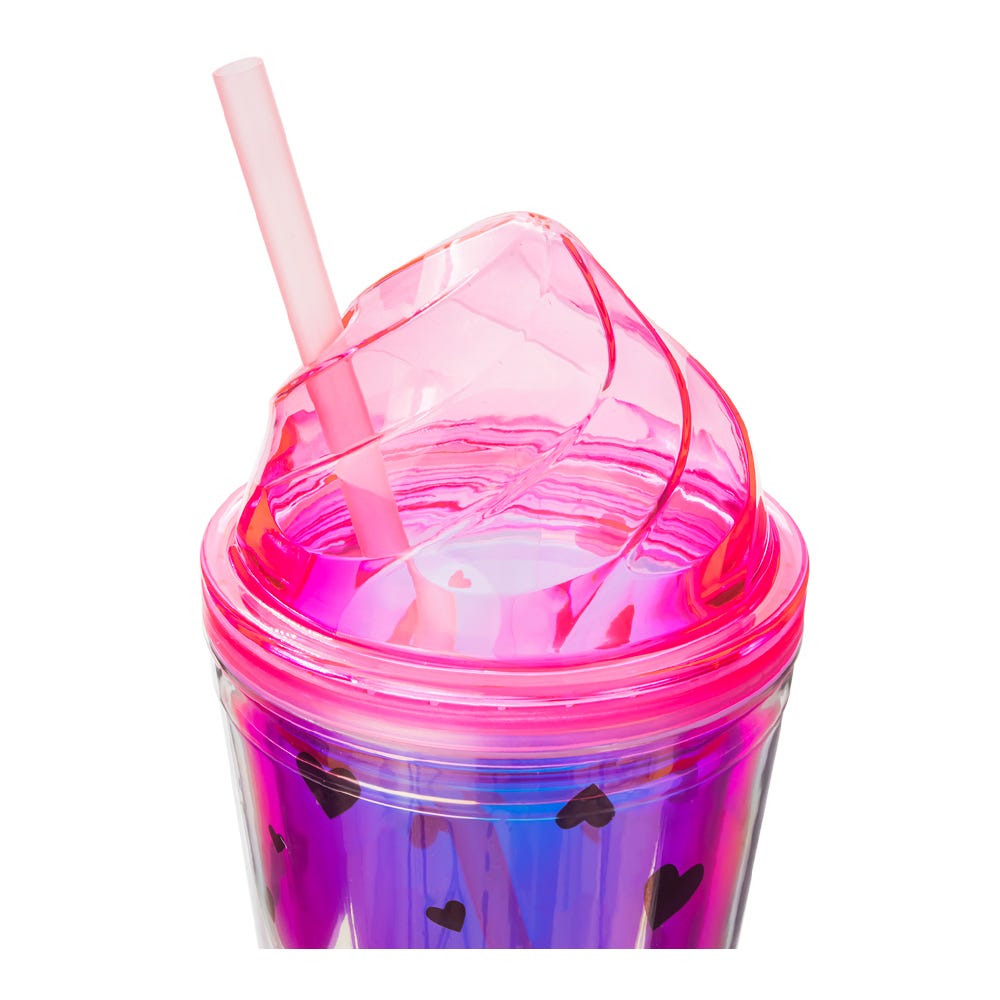 Vaso térmico de plástico 400 ml decorado diverso Home Sweet Home