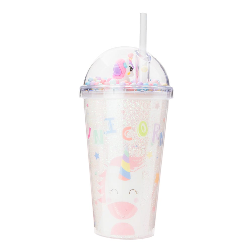 Vaso térmico de plástico 400 ml decorado arcoiris Home Sweet Home