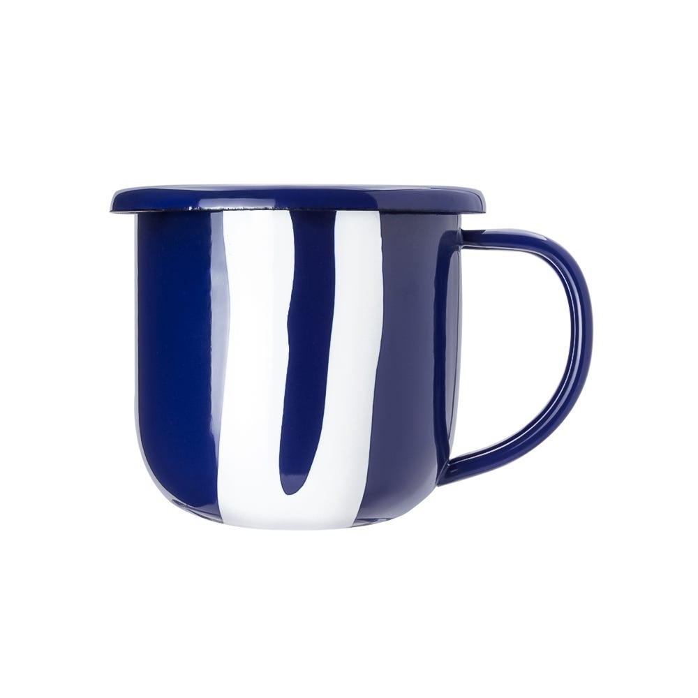 Taza de peltre del No. 8 Manglar Azul Macuira