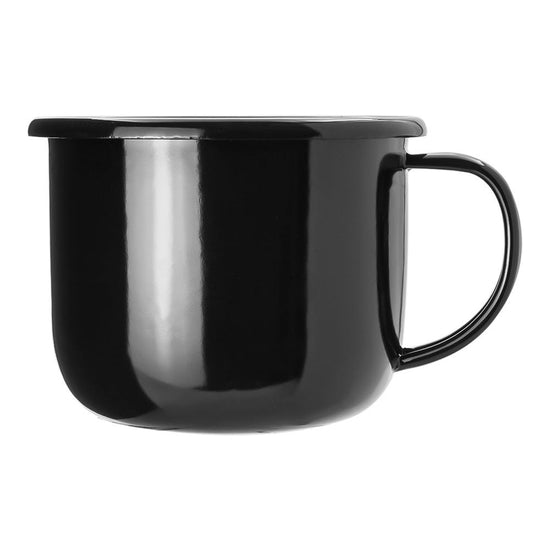 Pocillo de peltre del No. 10 Profundo Negro Macuira