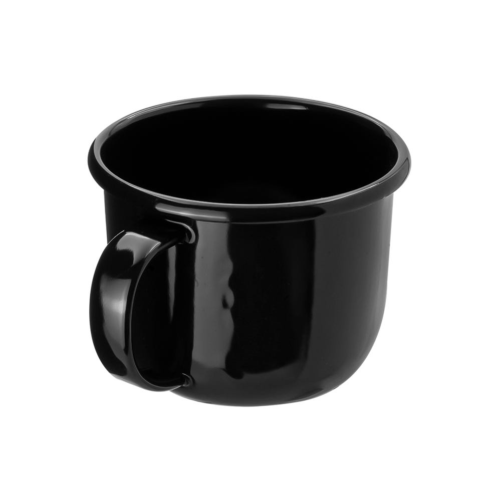 Pocillo de peltre del No. 10 Profundo Negro Macuira