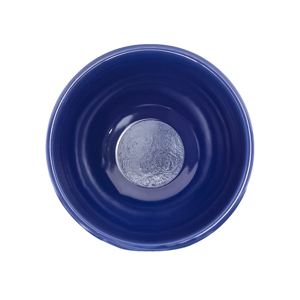 Tazón de peltre del No. 14 Profundo Azul Macuira