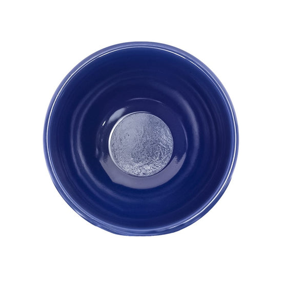 Tazón de peltre del No. 14 Profundo Azul Macuira