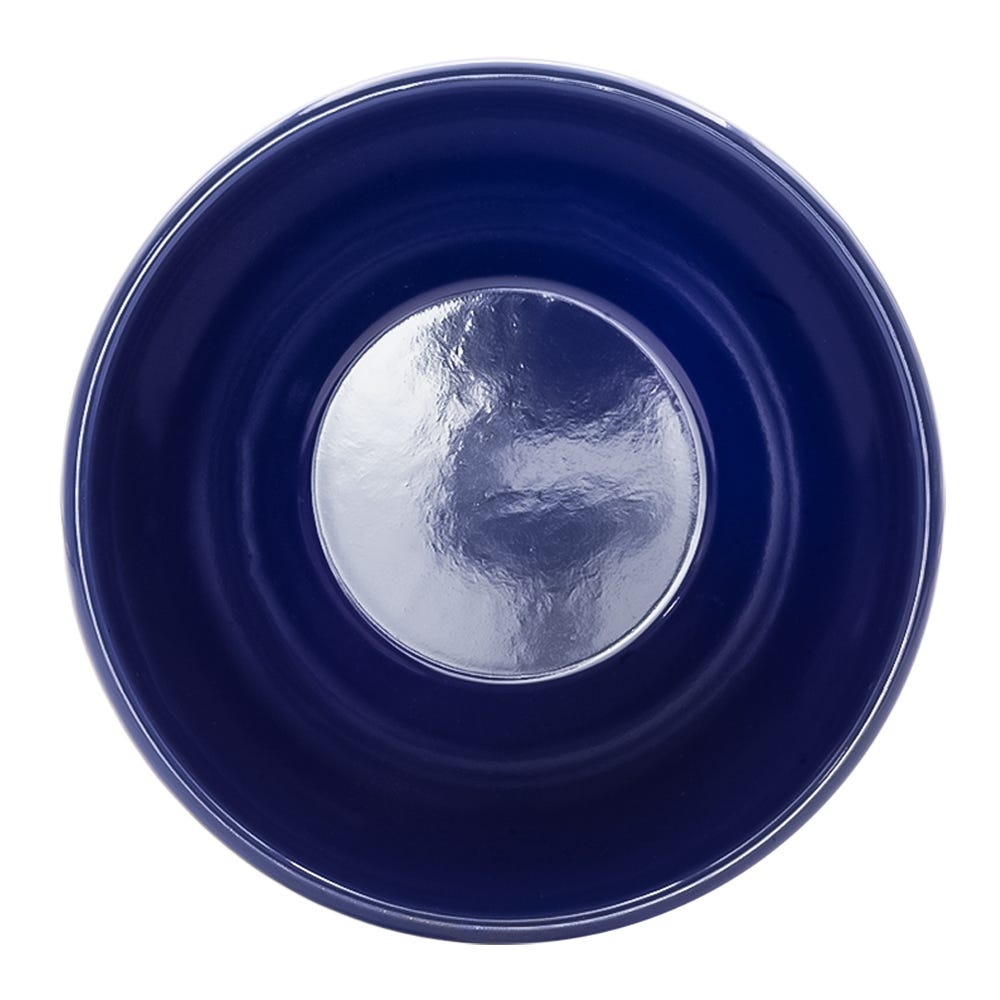 Tazón de peltre del No. 16 Profundo Azul Coba Macuira