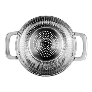 Colador de acero inoxidable con perforaciones pequeñas 2.8 L 22041 Qualité