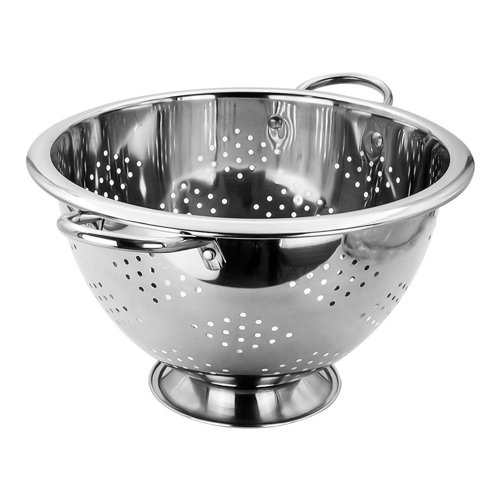 Colador de acero inoxidable con perforaciones grandes 32 cm 17705 Qualité