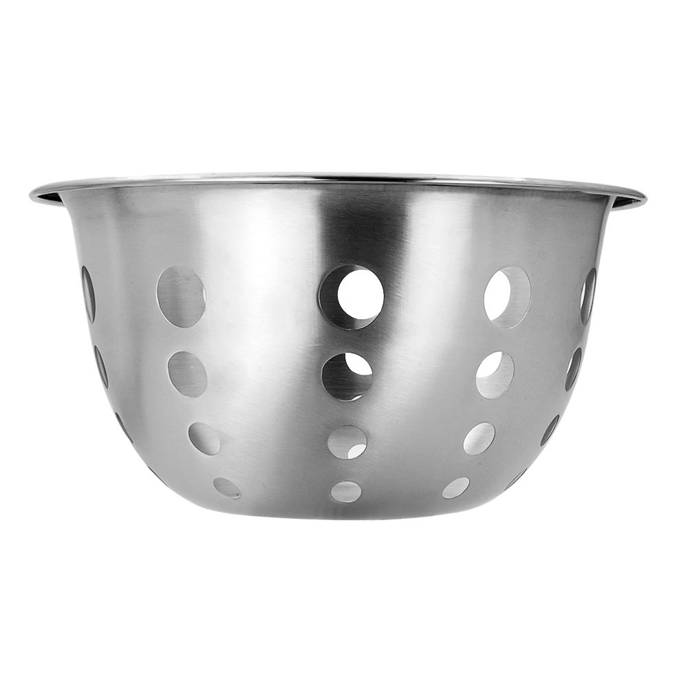 Canasta para frutas de acero inoxidable con perforaciones grandes 21 cm 16271 Home Sweet Home