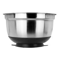 Tazón alemán de acero inoxidable con base de silicón 17 cm 22259 Qualité