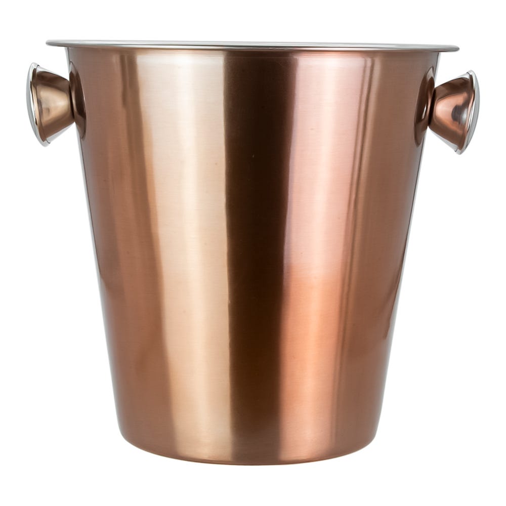 Cubeta para vino de acero inoxidable con recubrimiento color cobre 20.3 cm x 21.4 cm 41201 Qualité