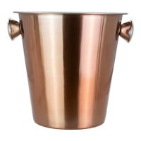 Cubeta para vino de acero inoxidable con recubrimiento color cobre 20.3 cm x 21.4 cm 41201 Qualité