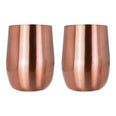 Juego de vasos de acero inoxidable para vino 2 piezas 22331/S Home Sweet Home