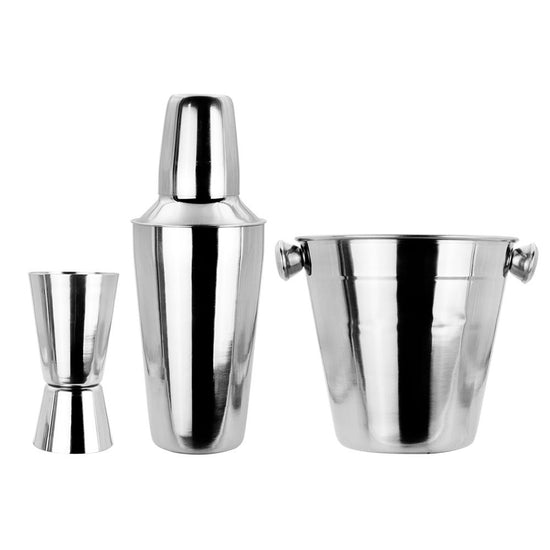 Juego para bar de acero inoxidable de 3 piezas 17689 Qualité