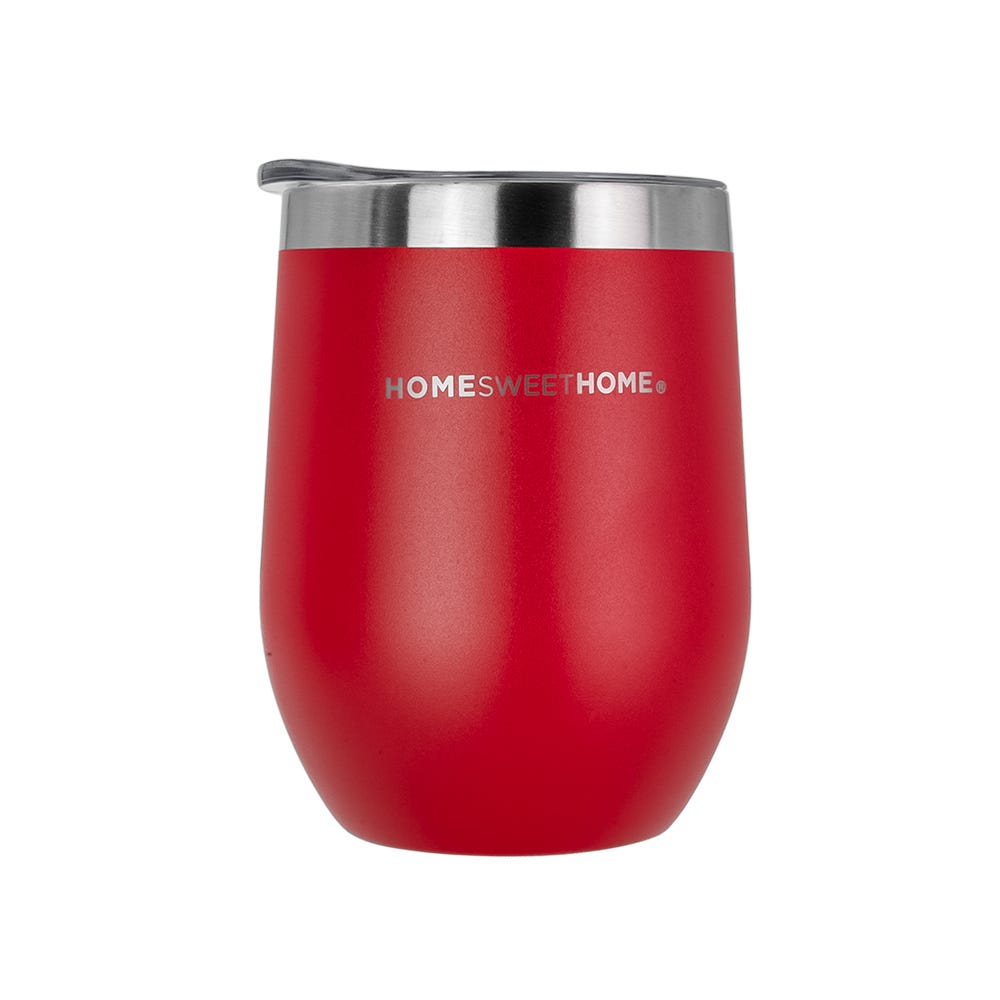 Thermo de acero inoxidable de doble pared con tapa rosca ATS-248 Home Sweet Home