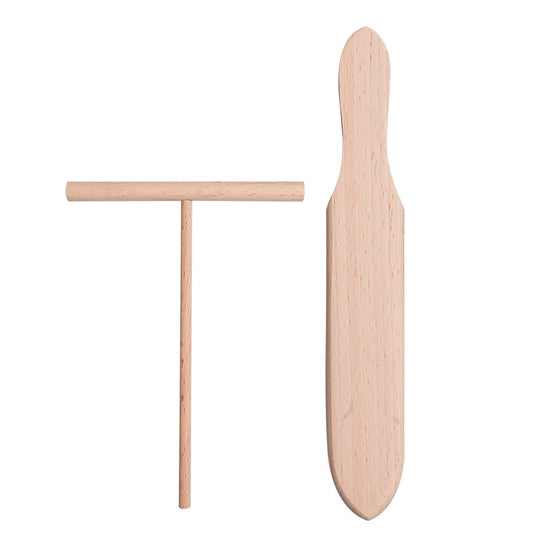 Juego de espátulas de madera para crepas 2 piezas ATV175 Chef Market