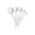 Juego de cucharas medidoras para repostería de polipropileno 5 piezas AB563 Chef Market
