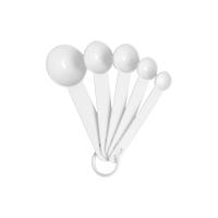 Juego de cucharas medidoras para repostería de polipropileno 5 piezas AB563 Chef Market