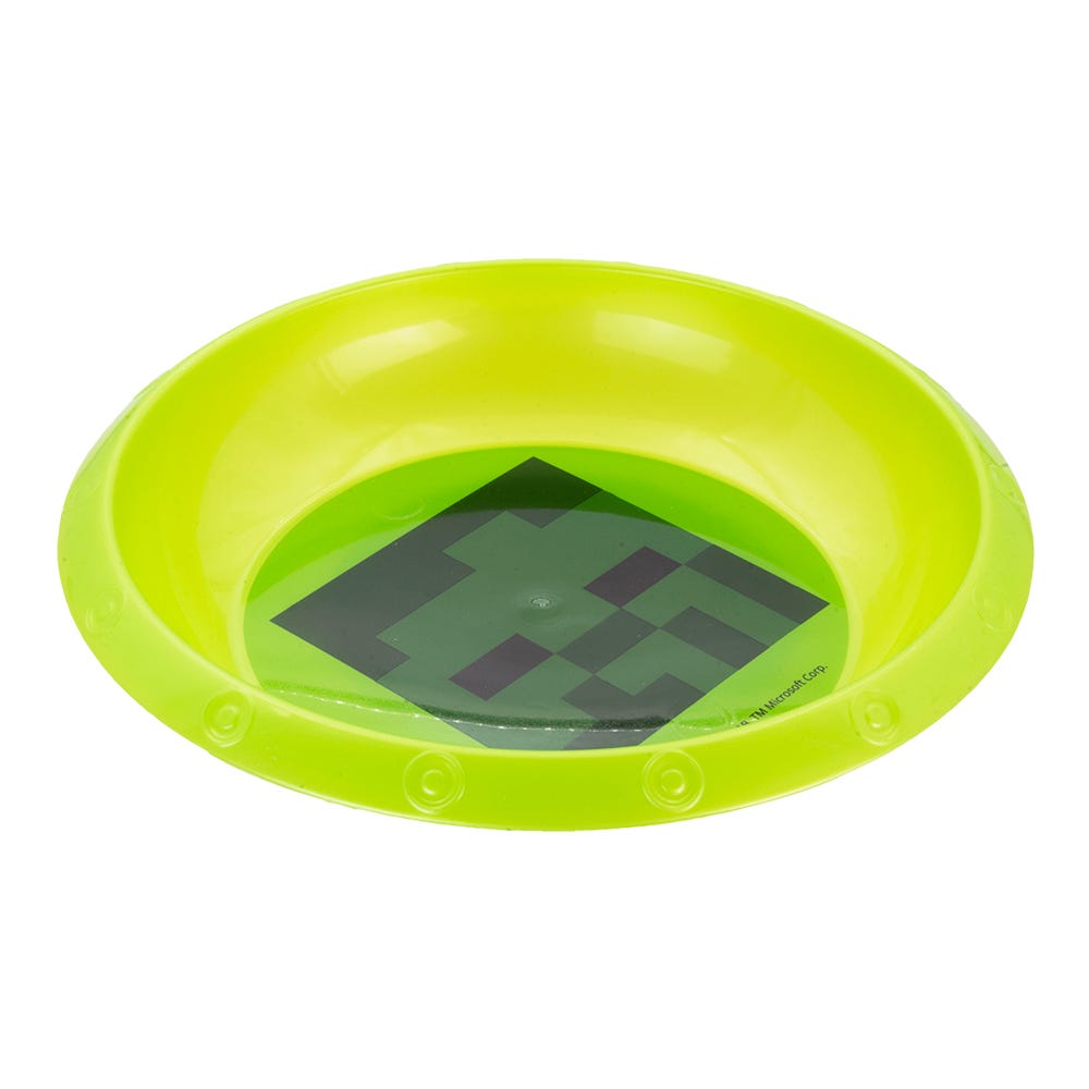 Tazón de plástico Minecraft creeper green Stor