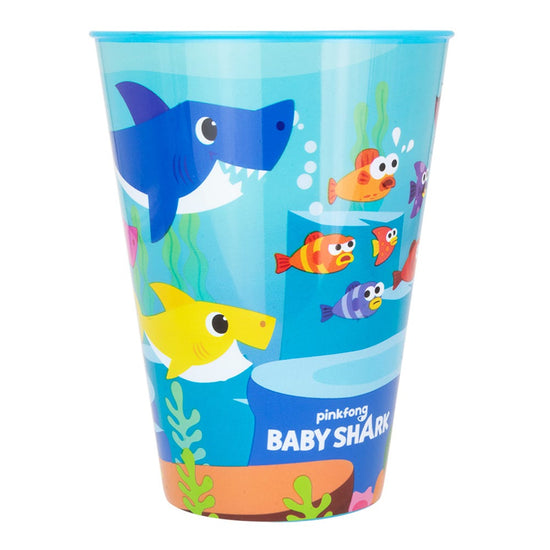 Vaso de plástico de 430 ml Baby Shark Stor