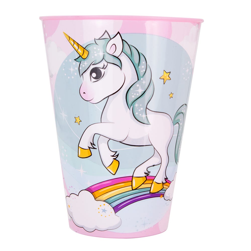 Vaso de plástico de 430 ml Unicorn range Stor