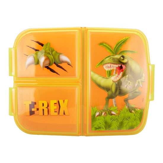 Sandwichera de plástico con compartimentos Dinosaur Stor