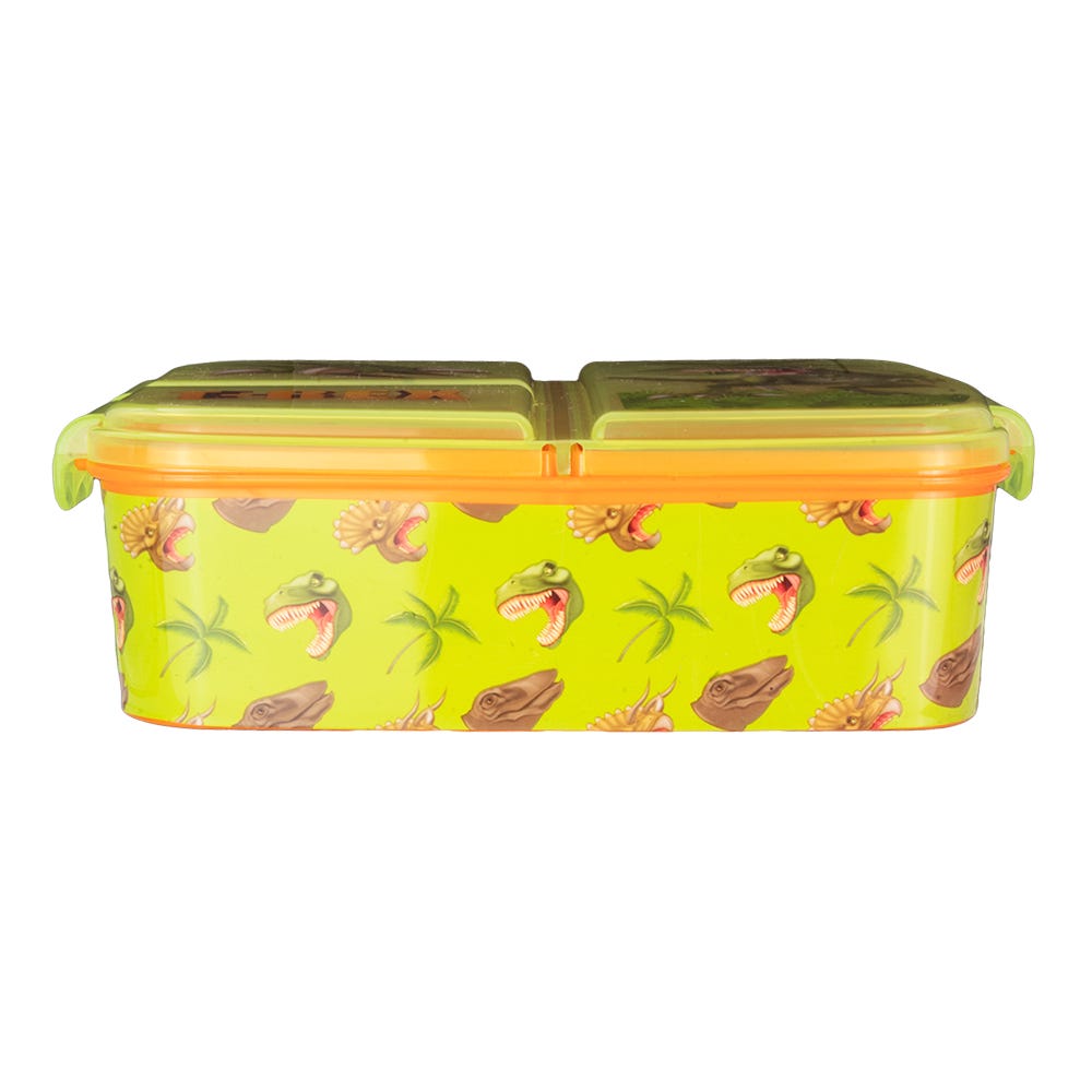 Sandwichera de plástico con compartimentos Dinosaur Stor