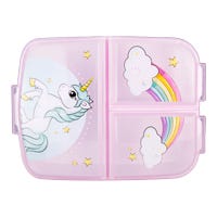 Sandwichera de plástico con compartimentos Unicorn Stor