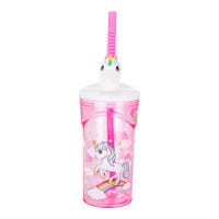 Vaso de plástico con figura 360 ml Unicorn rang Stor