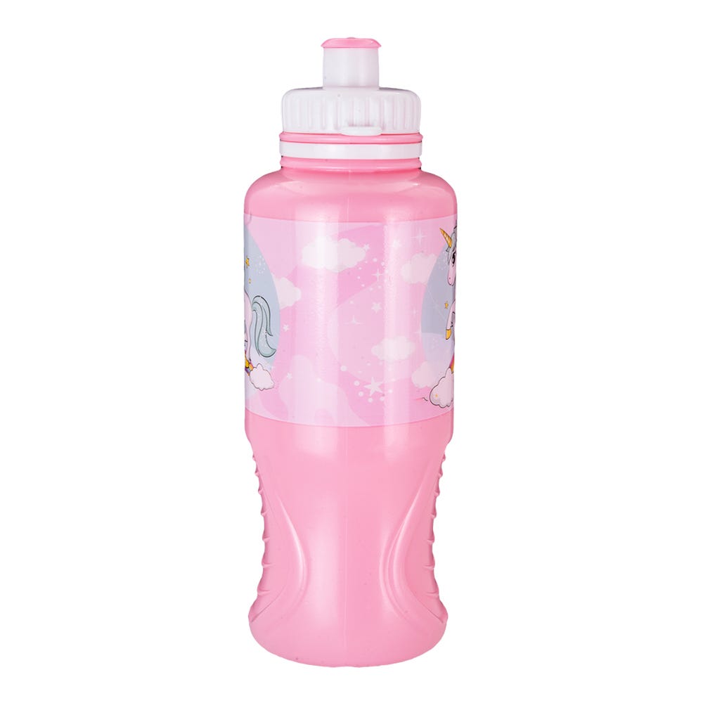 Botella deportiva de plástico de 430 ml Unicorn range Stor